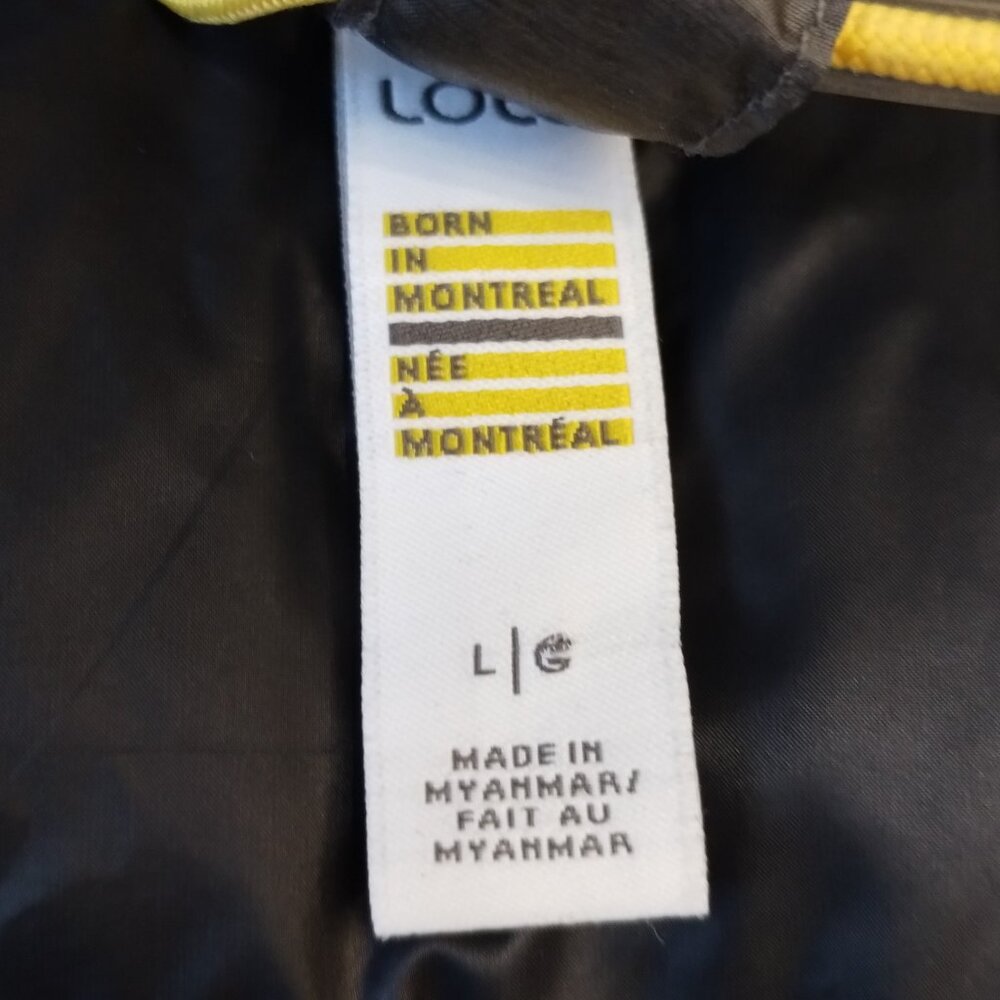 Lole Hooded Duck Down Puffer Vest Grey Size L - Picture 8 of 11